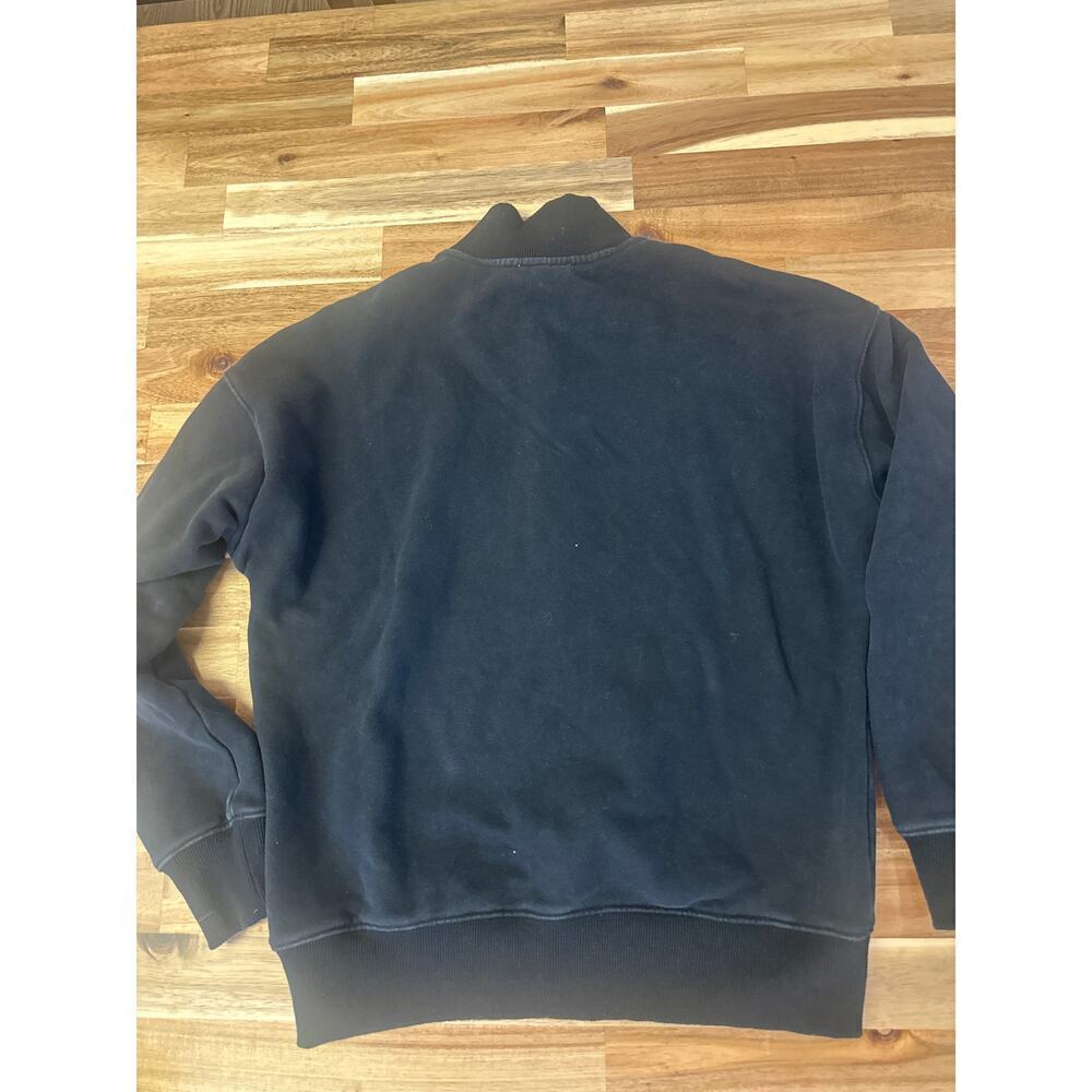 Mod Ref 1/4 zip Pullover Sweatshirt Black Womens Xsmall - Picture 5 of 5